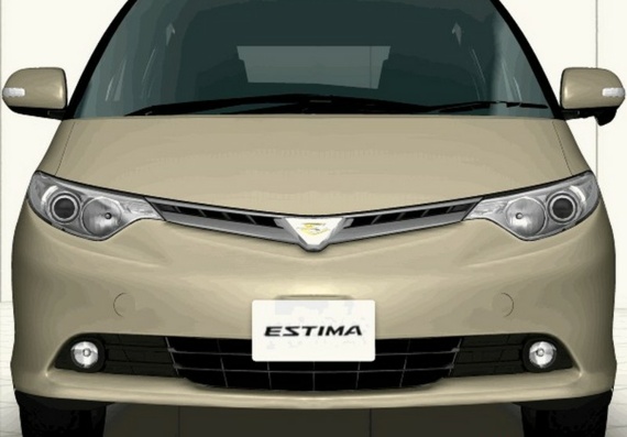 Toyota Previa (Toyota Estima, Toyota Tarago) III generation (2006-2011) (Тоёта Превиа (Тоёта Эстима, Тоёта Тараго) 3 поколение (2006-2011)) - чертежи (рисунки) автомобиля